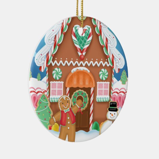 Gingerbrood House Ornament (Rechts)