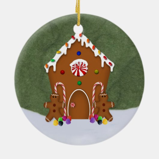 Gingerbrood House Ornament (Achterkant)