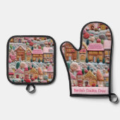 Gingerbrood House Ovenwant & Pannenlap Set (Voorkant)