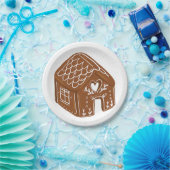 Gingerbrood House Papieren Bordje (Feest)