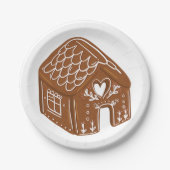 Gingerbrood House Papieren Bordje (Voorkant)