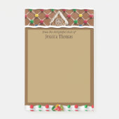 Gingerbrood House Personalized Post-it® Notes (Voorkant)