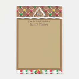 Gingerbrood House Personalized Post-it® Notes