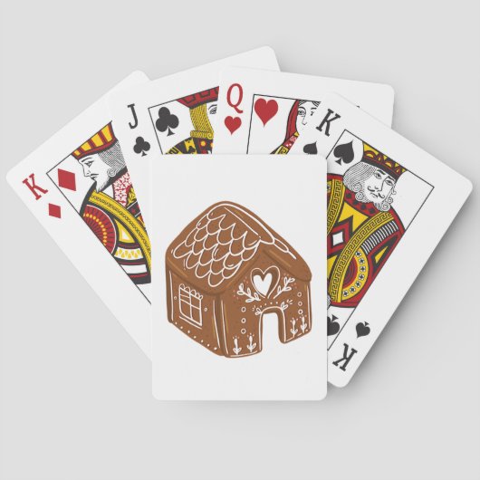 Gingerbrood House Pokerkaarten (Achterkant)