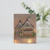 Gingerbrood House Porcelain Briefkaart (Staand voorkant)