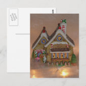 Gingerbrood House Porcelain Briefkaart (Voorkant / Achterkant)
