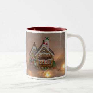 Gingerbrood House Porcelain Tweekleurige Koffiemok