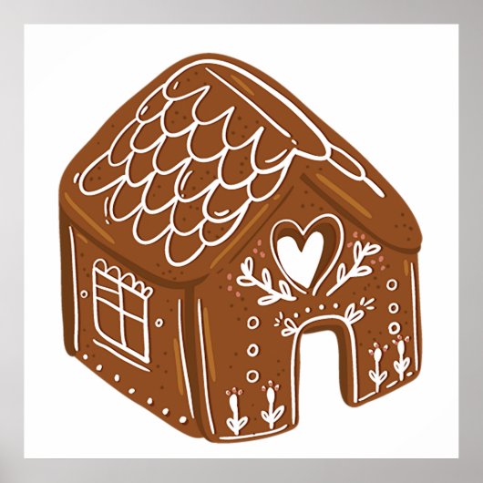 Gingerbrood House Poster (Voorkant)