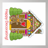 Gingerbrood House Poster (Voorkant)