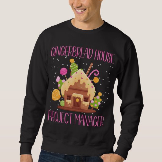 Gingerbrood House Project Manager Family Matching Trui (Voorkant)