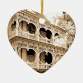 Gingerbrood House - Savannah, GA Keramisch Ornament (Voorkant)