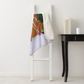 Gingerbrood House Sherpa Deken (In situ)