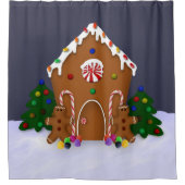 Gingerbrood House Shower Curtain Douchegordijn (Voorkant)