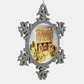 Gingerbrood House Snowflake Ornament (Links)