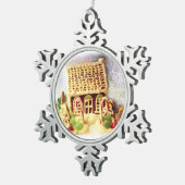 Gingerbrood House Snowflake Ornament (Rechts)