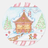 Gingerbrood House Sticker (Voorkant)