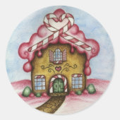 Gingerbrood House Sticker (Voorkant)
