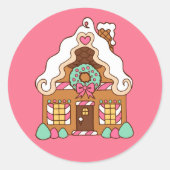 Gingerbrood House Sticker (Voorkant)