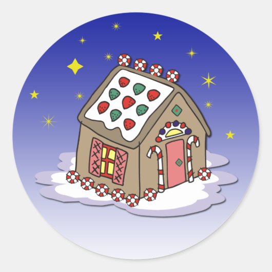 Gingerbrood House Stickers (Voorkant)