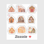Gingerbrood House Stickers (Vel)