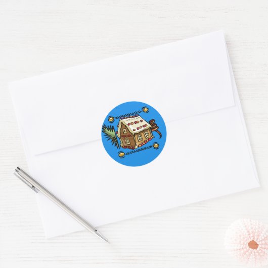 Gingerbrood House Stickers (Envelop)