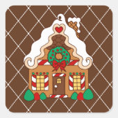 Gingerbrood House Stickers (Voorkant)
