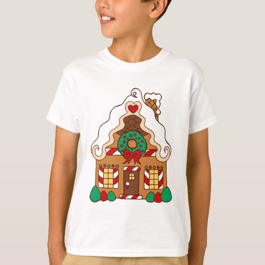 Gingerbrood House T-shirt (Voorkant)