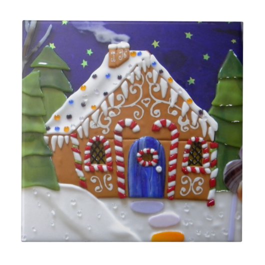 Gingerbrood House Tegeltje (Voorkant)