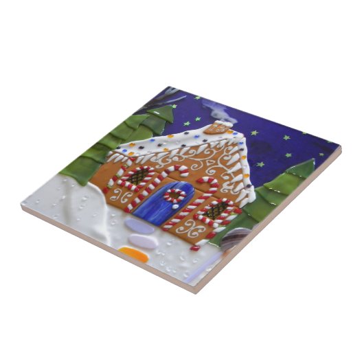 Gingerbrood House Tegeltje (Zijkant)