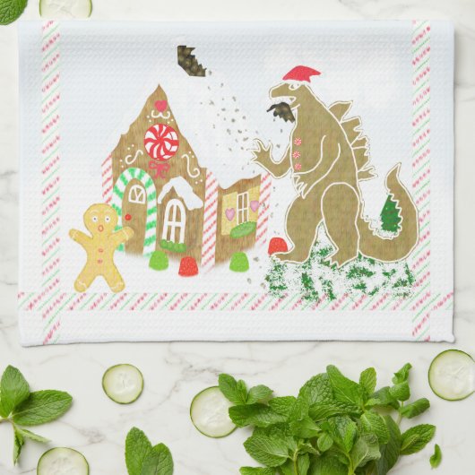 Gingerbrood House Theedoek (Gevouwen)