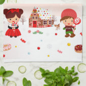 Gingerbrood House Theedoek (Gevouwen)