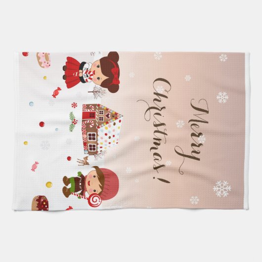 Gingerbrood House Theedoek (Horizontaal)