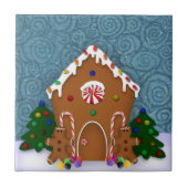 Gingerbrood House Tile Tegeltje (Voorkant)