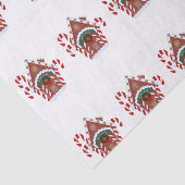 Gingerbrood House Tissuepapier (Detail)