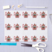 Gingerbrood House Tissuepapier (Craft)