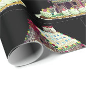 Gingerbrood House Treking Wrapping Paper Cadeaupapier (Rol Hoek)