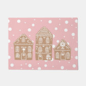 Gingerbrood House Village Illustration Doormat Deurmat (Voorkant)