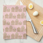 Gingerbrood House Village Kitchen Towel Theedoek (Quarter Fold)