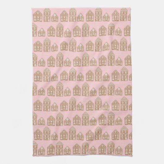 Gingerbrood House Village Kitchen Towel Theedoek (Verticaal)