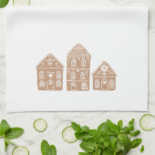 Gingerbrood House Village Kitchen Towel Theedoek (Gevouwen)
