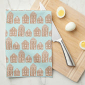 Gingerbrood House Village Kitchen Towel Theedoek (Quarter Fold)