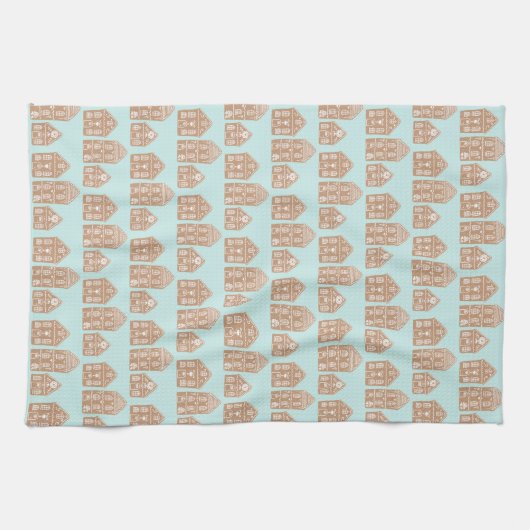 Gingerbrood House Village Kitchen Towel Theedoek (Horizontaal)