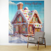 Gingerbrood House Wandkleed (In situ)