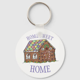 GingerBrood Huis Thuis Sweet Thans Kerstmis Sleutelhanger