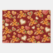 Gingerbrood Inpakpapier Vel (Voorkant 3)