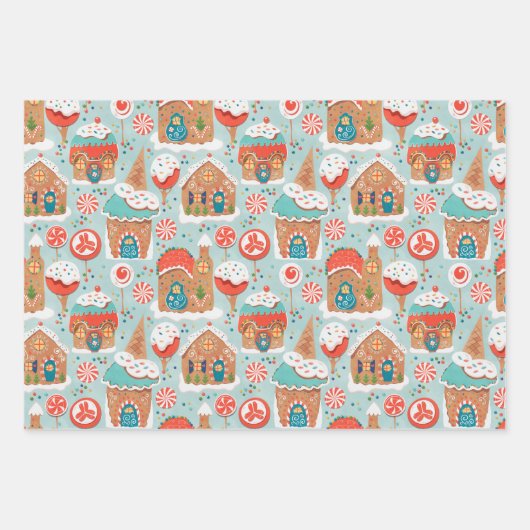 Gingerbrood Inpakpapier Vel (Voorkant 2)