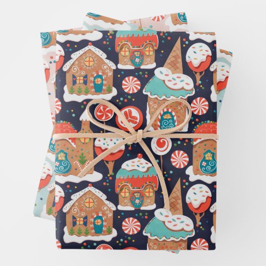 Gingerbrood Inpakpapier Vel (In situ)