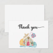 Gingerbrood jongen bedankt je kaart (Voorkant / Achterkant)