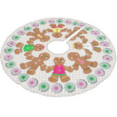 Gingerbrood, jongens en meisjes kerstboom rok (Gekanteld)