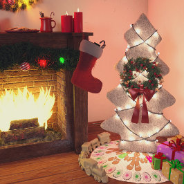 Gingerbrood, jongens en meisjes kerstboom rok